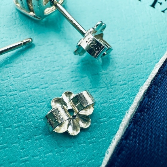 Tiffany & Co. Prasiolite Sparkler Earrings in Sterling Silver with Box - Picture 7 of 11